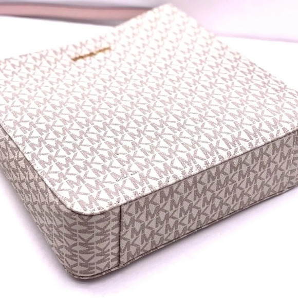 Michael Kors Large Messenger Crossbody Bag Powder Blush Multi - Picture 7 of 13